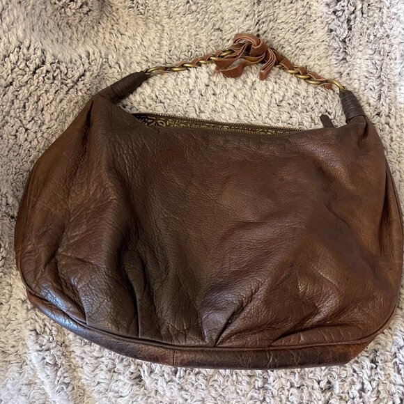 Sigrid olsen dark brown hobo bag - Picture 1 of 6